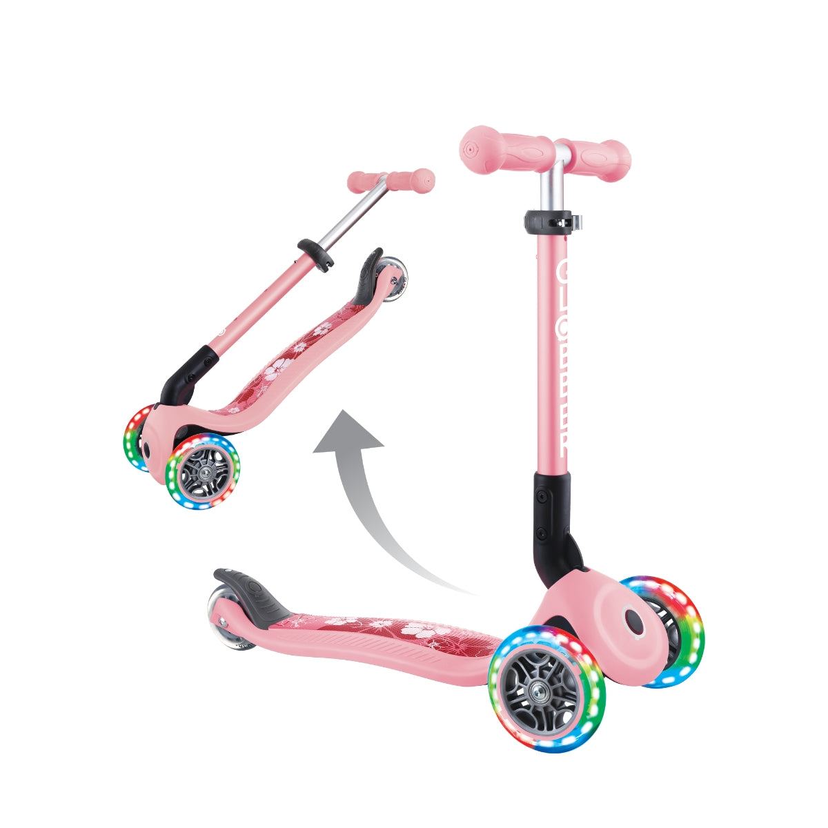 Globber Junior Foldable Scooter (LED Wheels) - 10 Colors