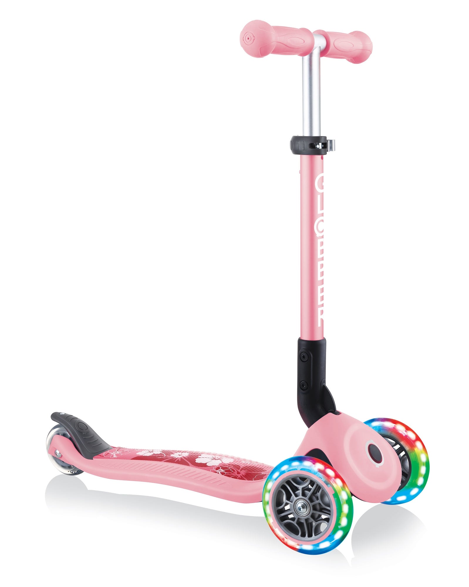 Globber Junior Foldable Fantasy Lights Scooter (LED Wheels) - 8 Colors - Pupsik Singapore
