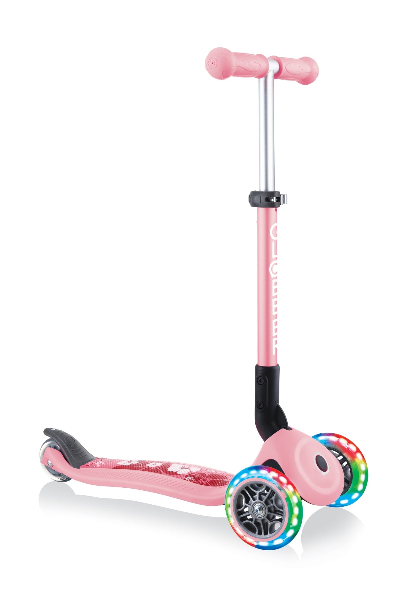 Globber Junior Foldable Fantasy Lights Scooter (LED Wheels) - 8 Colors - Pupsik Singapore