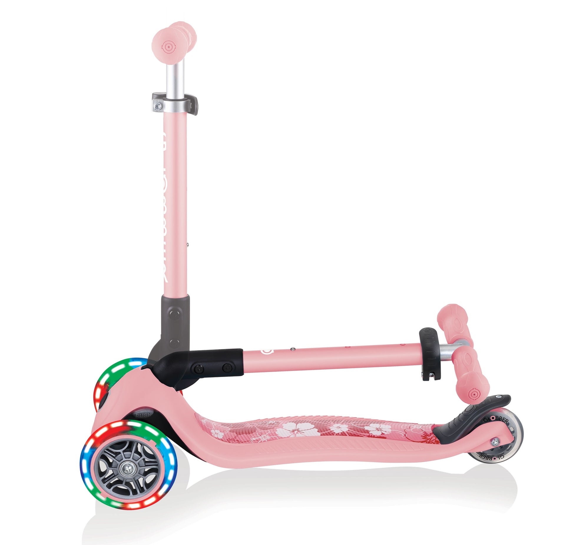 Globber Junior Foldable Fantasy Lights Scooter (LED Wheels) - 8 Colors - Pupsik Singapore