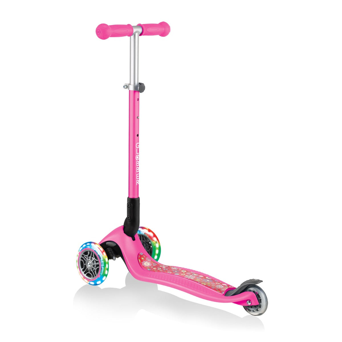 Globber Primo Foldable Fantasy Lights Scooter (LED Wheels) - 2 Designs - Pupsik Singapore