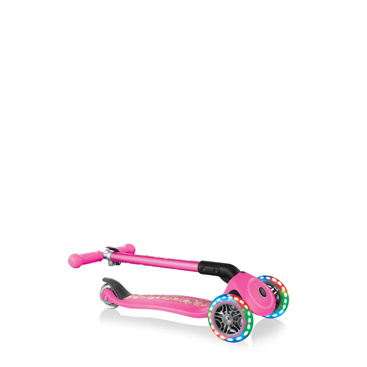 Globber Primo Foldable Fantasy Lights Scooter (LED Wheels) - 2 Designs - Pupsik Singapore