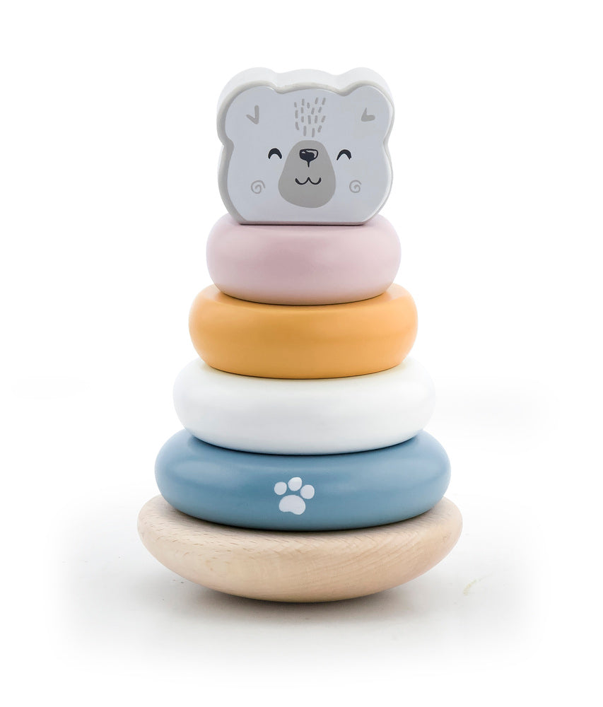 The Original Toy Company PolarB Wooden Stacker Toy