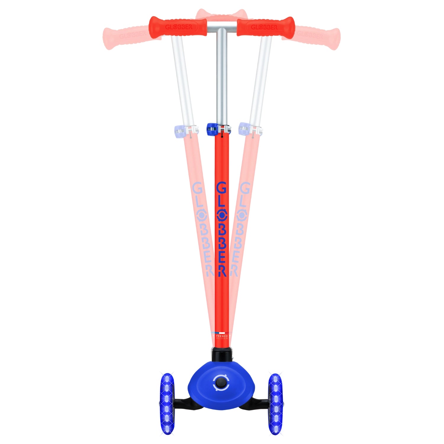 Globber Primo Foldable Lights 3 Wheel Scooter (LED Wheels) (13 Types) | 3-7Y - Pupsik Singapore