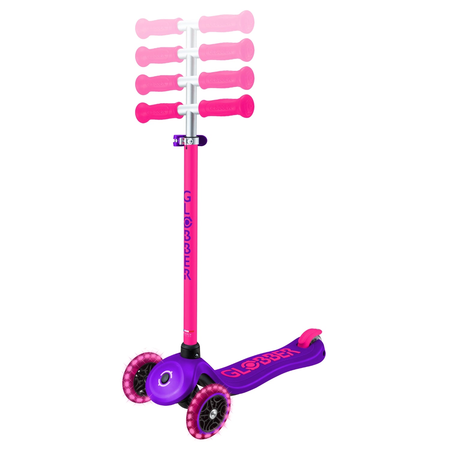 Globber Primo Foldable Lights 3 Wheel Scooter (LED Wheels) (13 Types) | 3-7Y - Pupsik Singapore