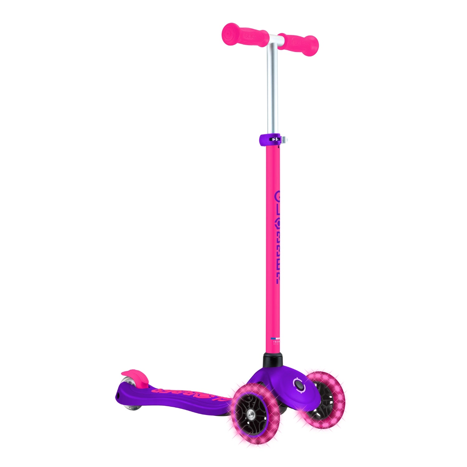 Globber Primo Foldable Lights 3 Wheel Scooter (LED Wheels) (9 Types) | 3-7Y - Pupsik Singapore
