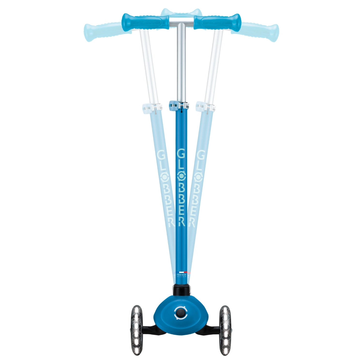 Globber Primo Foldable Lights 3 Wheel Scooter (LED Wheels) (13 Types) | 3-7Y - Pupsik Singapore