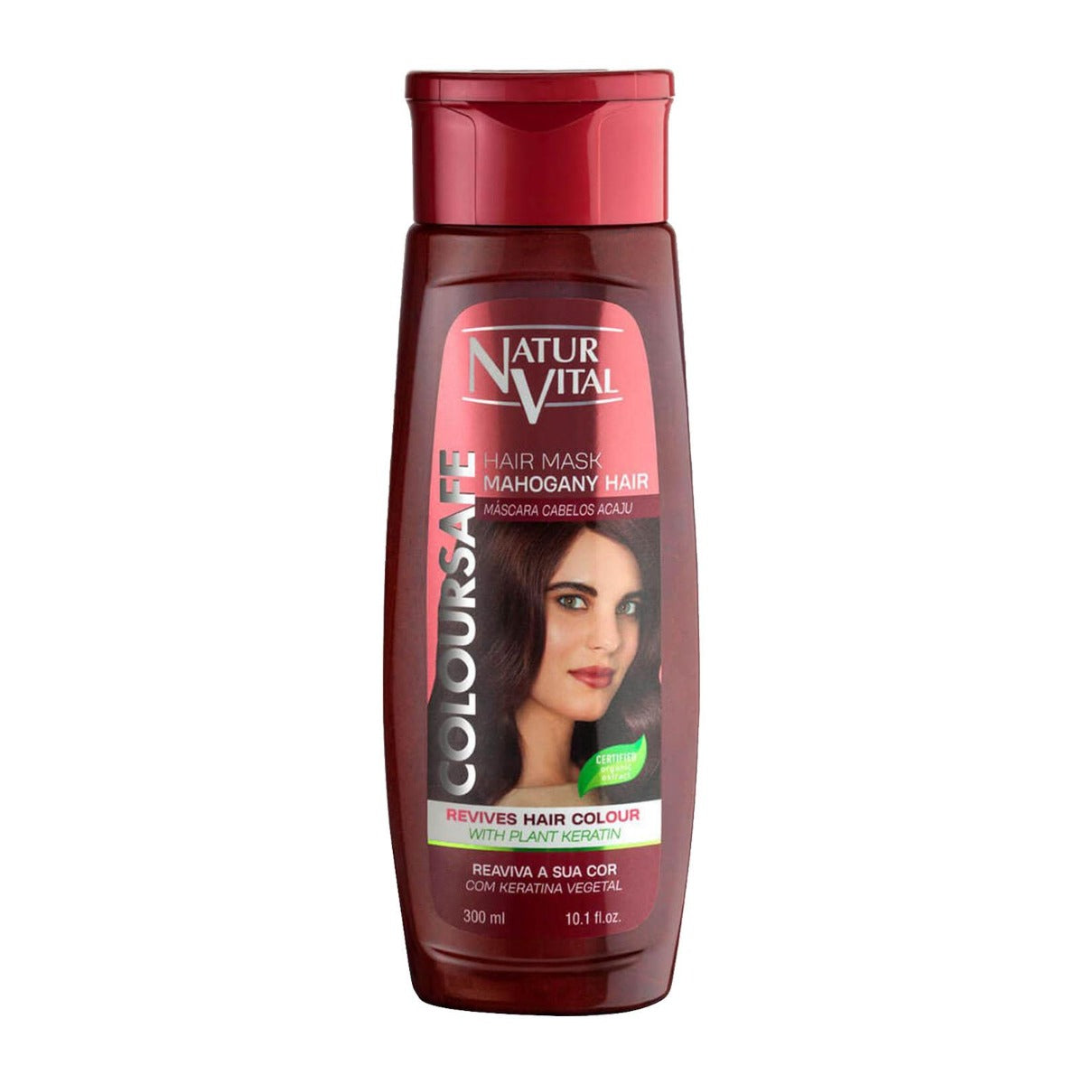 NaturVital ColourSafe Hair Mask, 300ml - Mahogany (Exp 07/29)