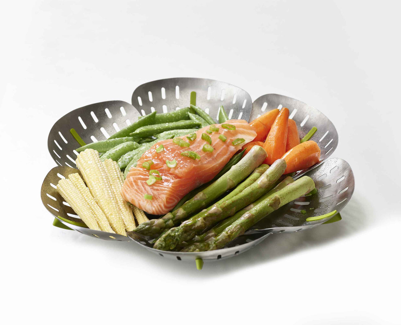 Joseph Joseph Bloom Stainless-Steel Folding Steamer Basket