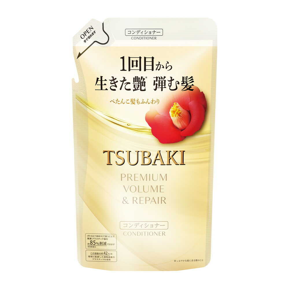 Shiseido Tsubaki Premium Volume & Repair Conditioner, 300ml Refill (Exp 09/27)