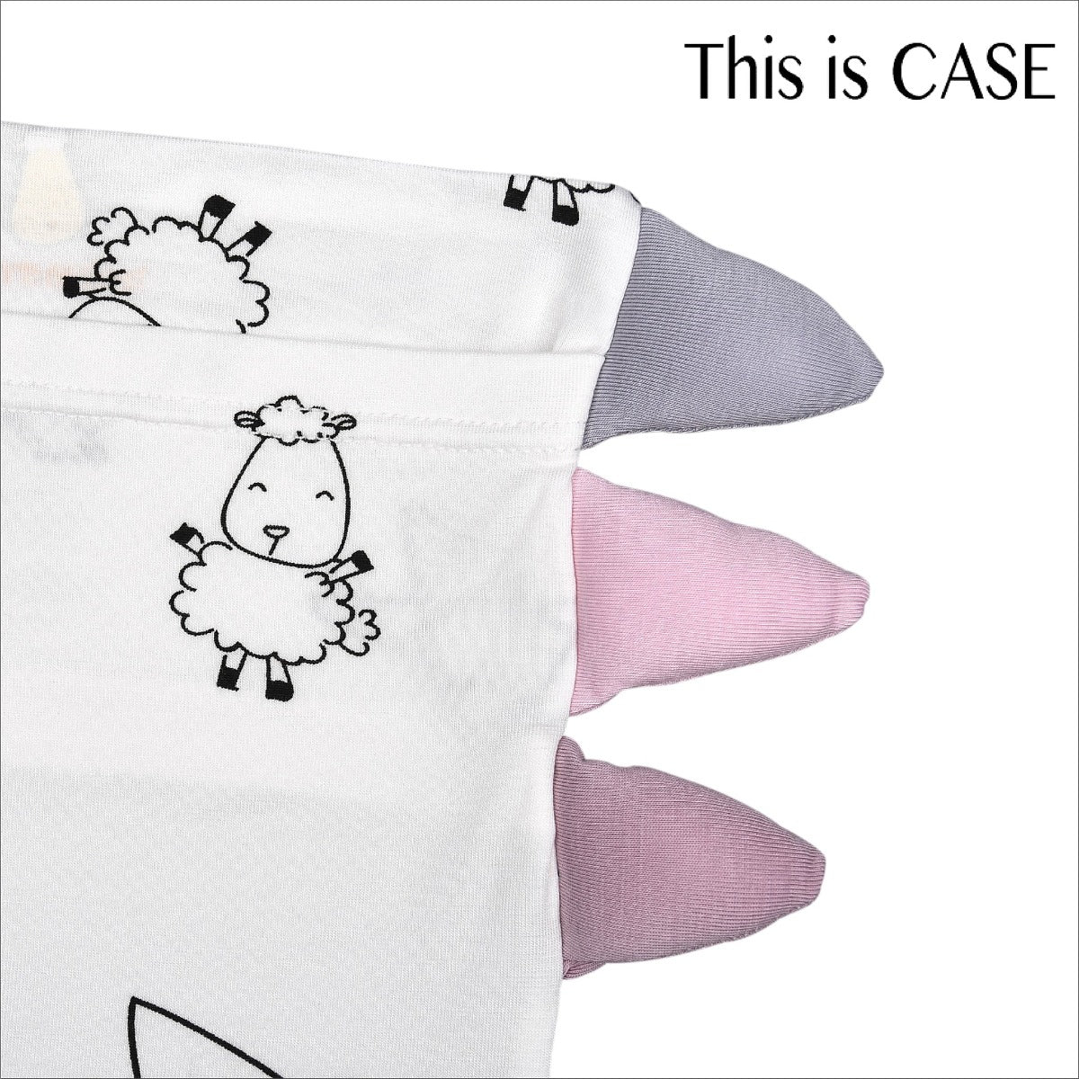 Baa Baa Sheepz Bed-Time Buddy Jumbo Pillow Cover (30 Designs) - Pupsik Singapore