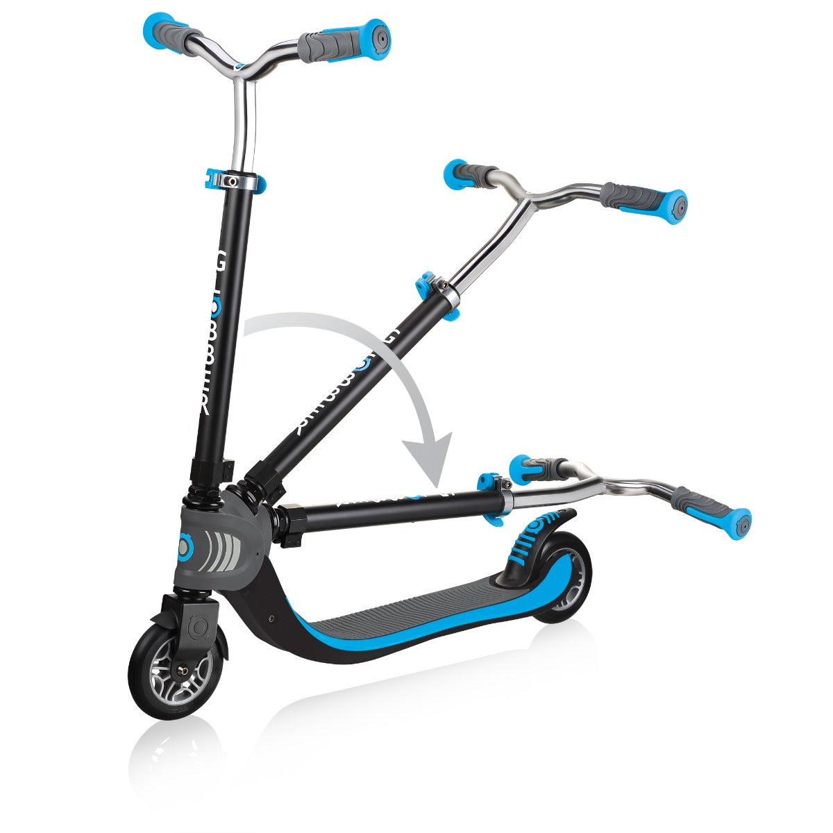 Globber Flow Foldable 125 Scooter - 3 Colors - Pupsik Singapore