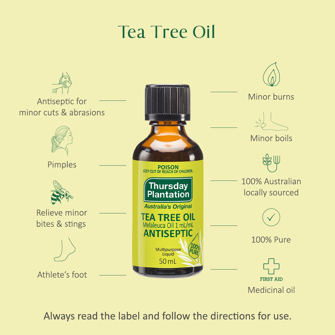 Thursday Plantation 100% Pure Tea Tree Oil, 25ml (Exp 06/29)