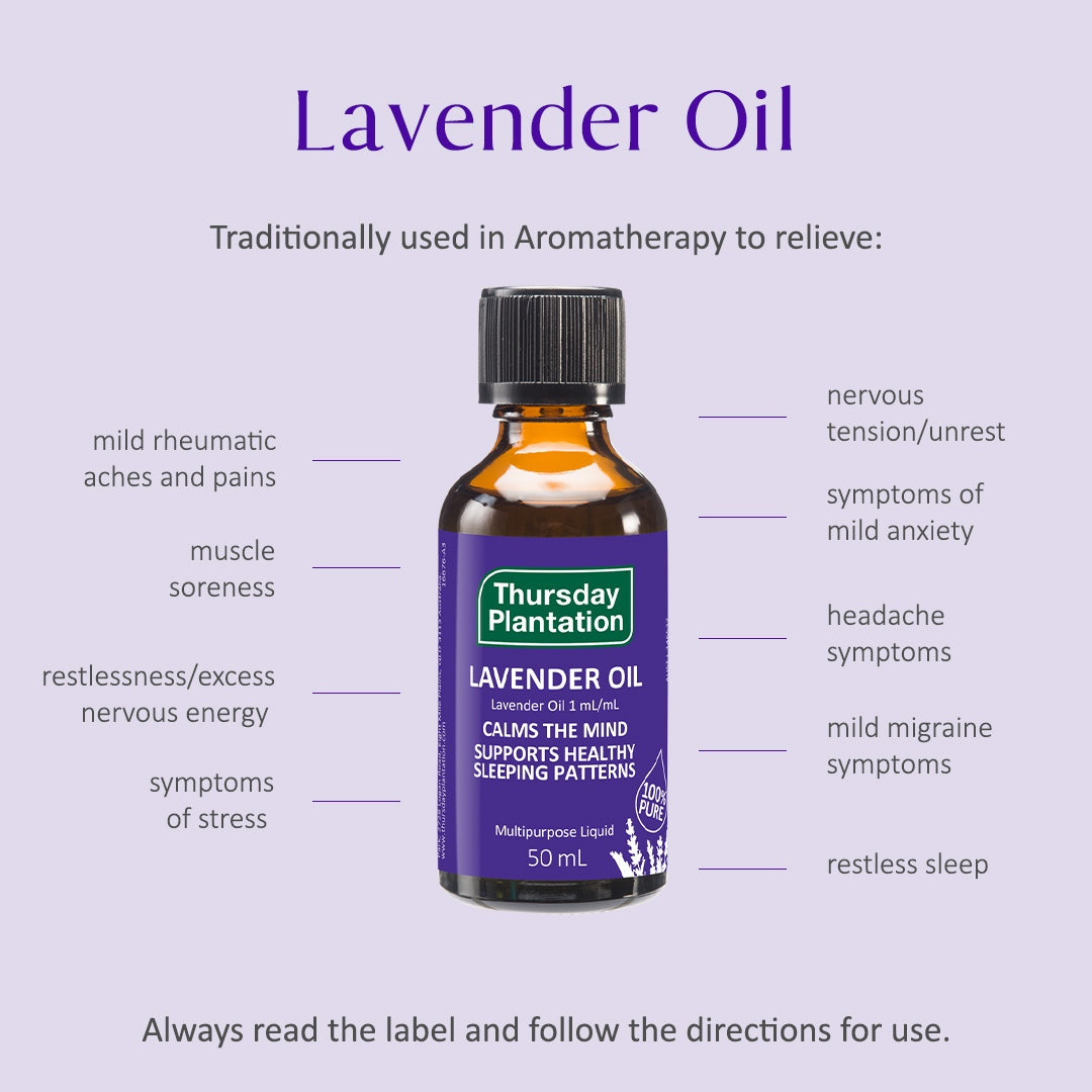 Thursday Plantation 100% Pure Lavender Oil, 50ml (Exp 07/29)