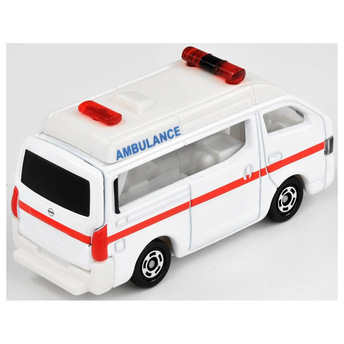 Tomica No.18 Nissan NV350 Caravan Ambulance Collectible Car Toy