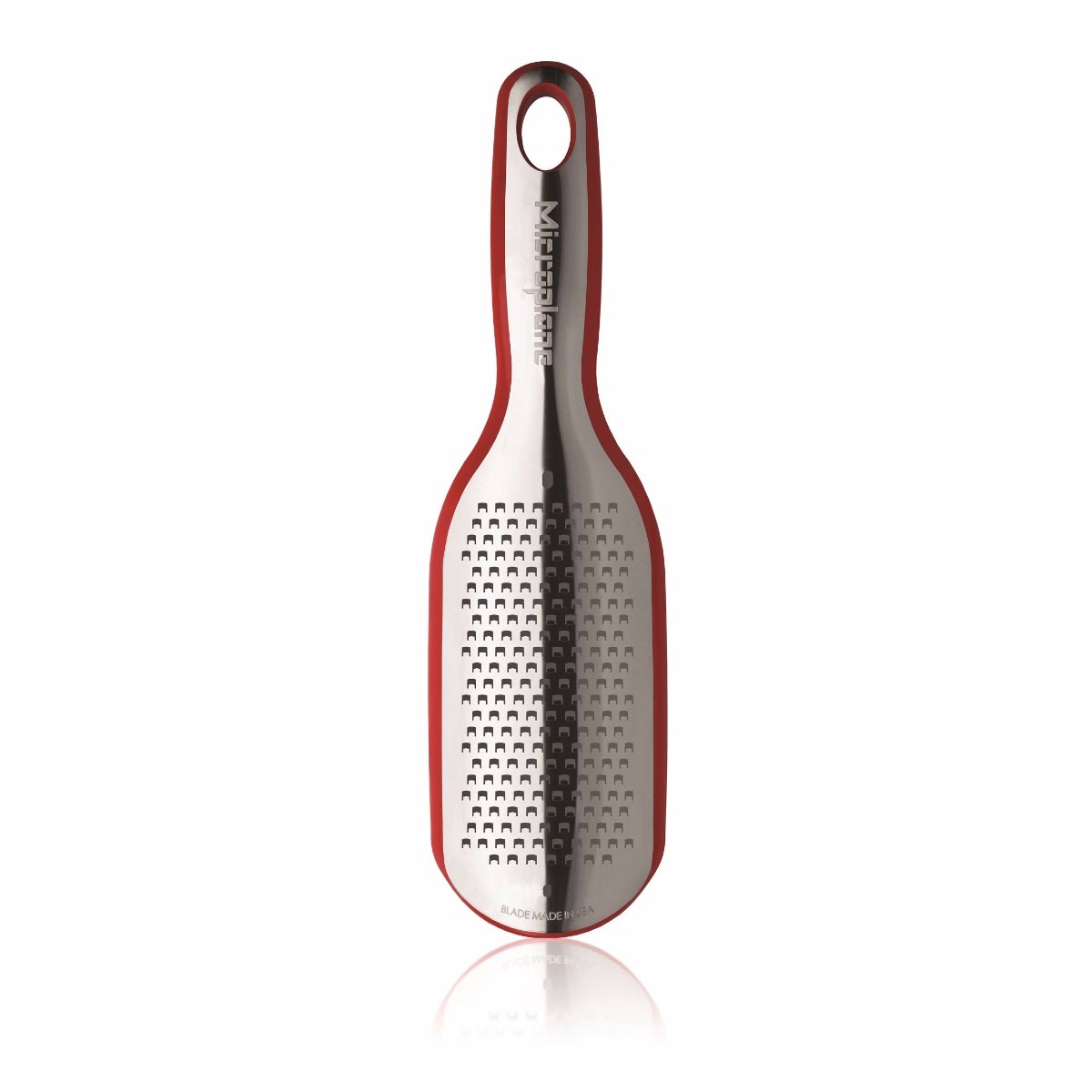Microplane Elite Coarse Cheese Grater with Catcher - Red