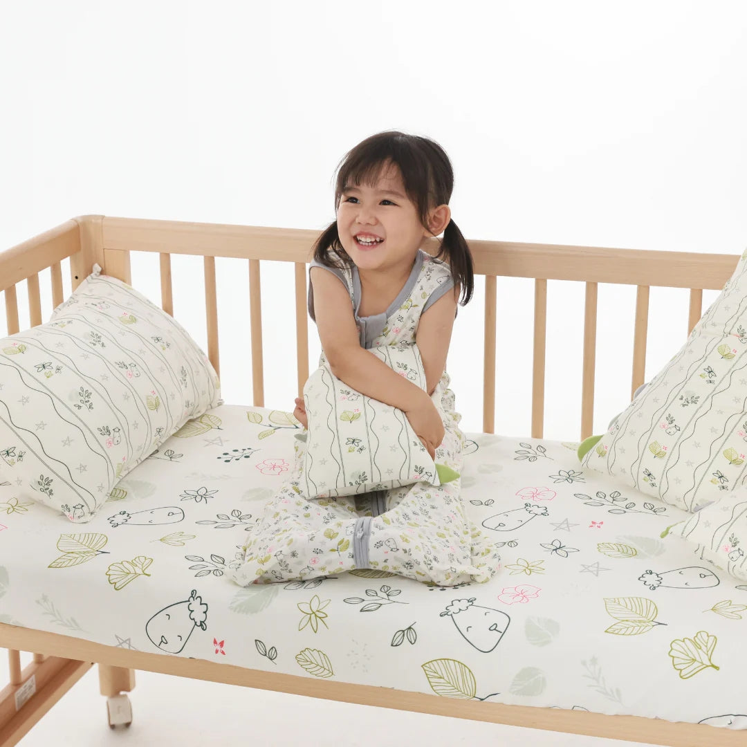 Baa Baa Sheepz Wearable Blanket Zip Sleep Bag - Dream Garden B Cream (4 Sizes)