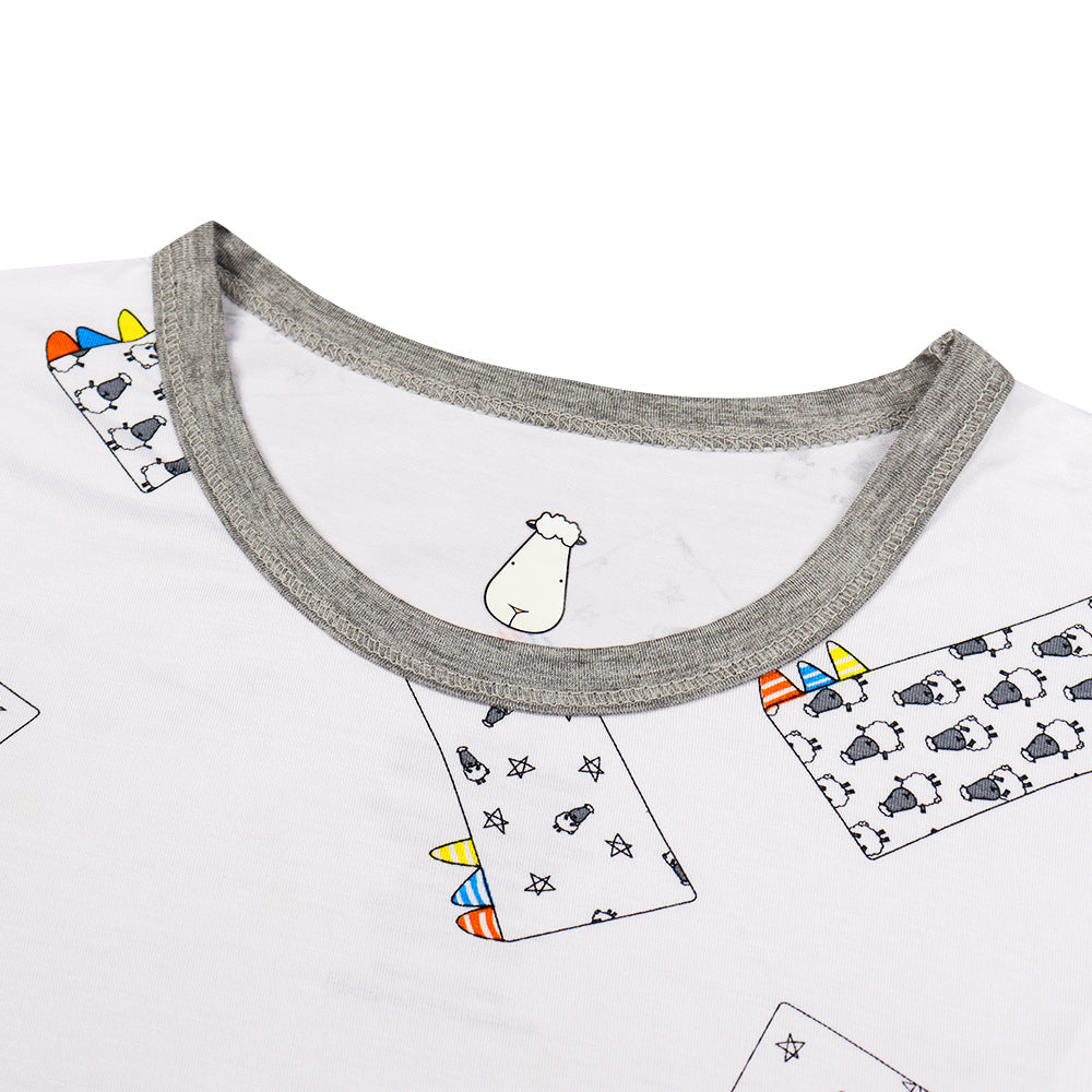 Baa Baa Sheepz Baby Long Sleeve Pyjama Set - Buddy Me Everywhere Milk (2 Sizes)