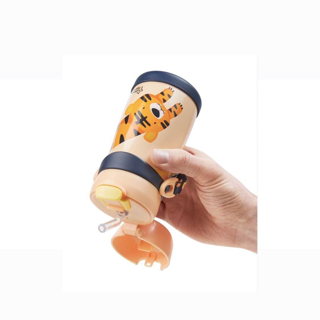 Tommee Tippee Insulated Stainless Steel Weighted Straw Tumbler (300ml) - Tiger