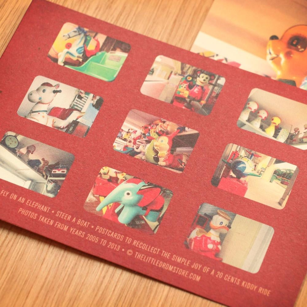 The Little Drom Store Kiddy Ride Postcards (9pk)