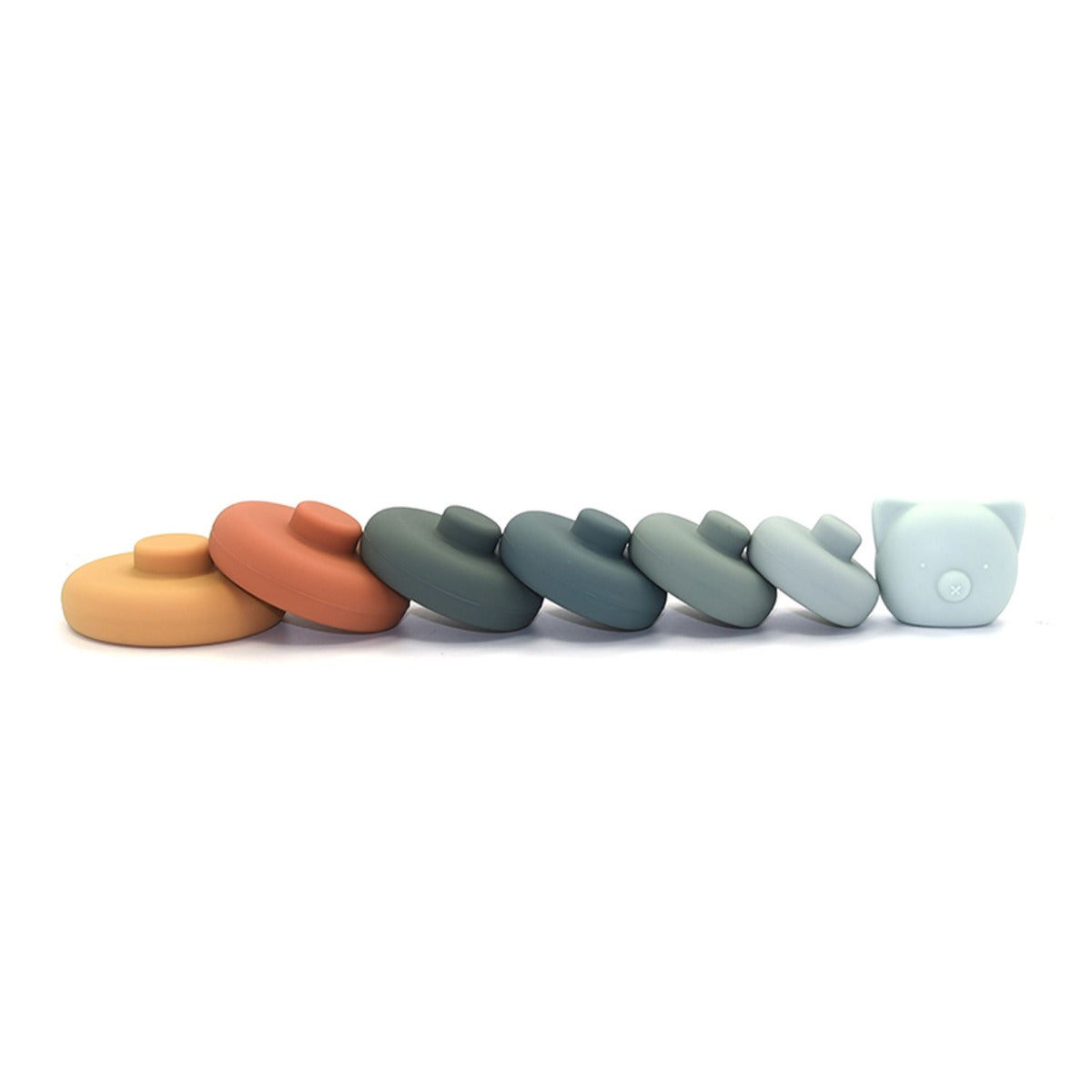 Biomom Silicone Animal Stacking Toy - Bear