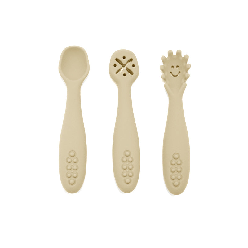 Biomom Self-Feeding Pre-Spoons, 3pk (5 Colours) - Pupsik Singapore