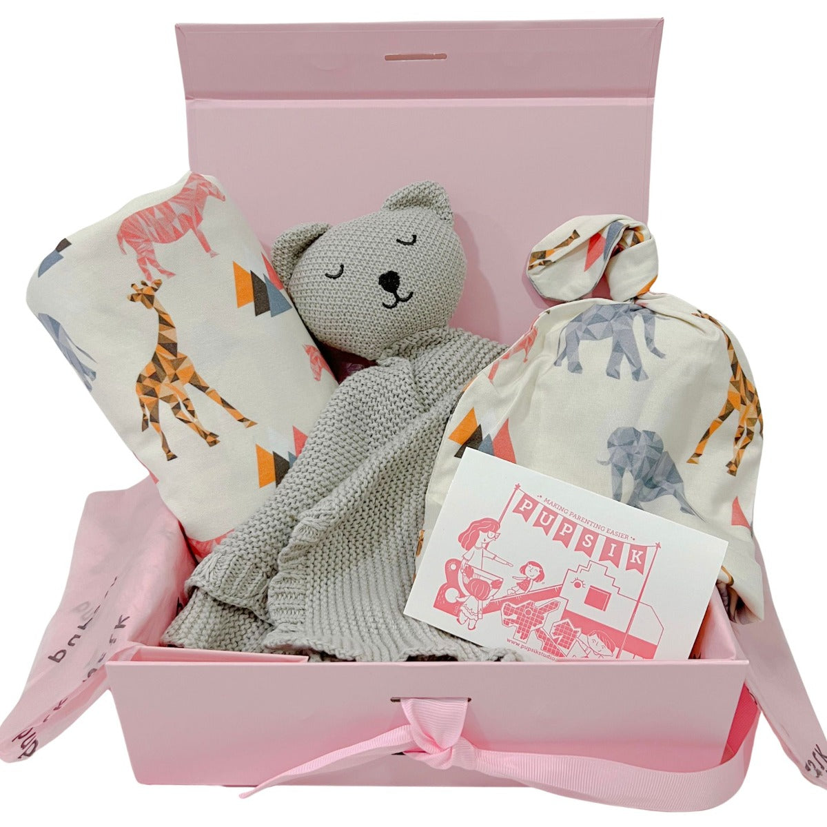 A, Apple Pie Personalised Newborn Gift Set (2 Designs)