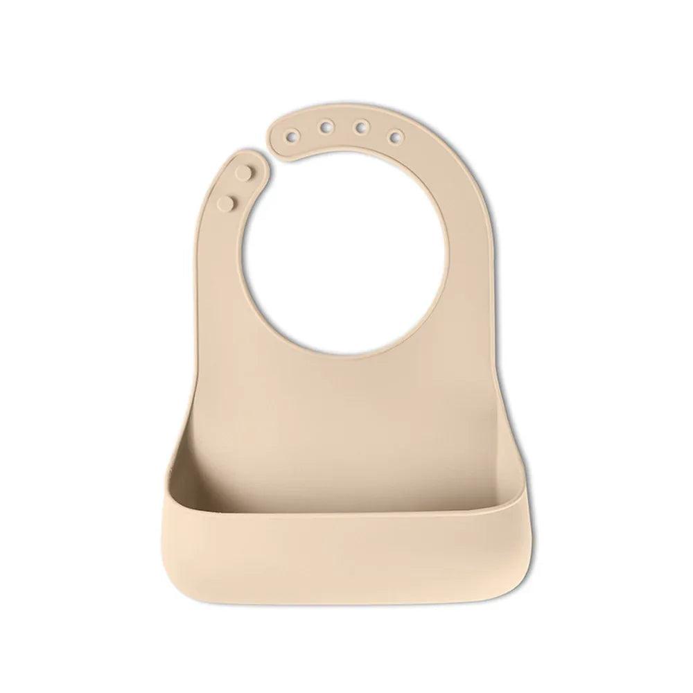 Biomom Silicone Square Base Baby Bib | Pupsik Singapore