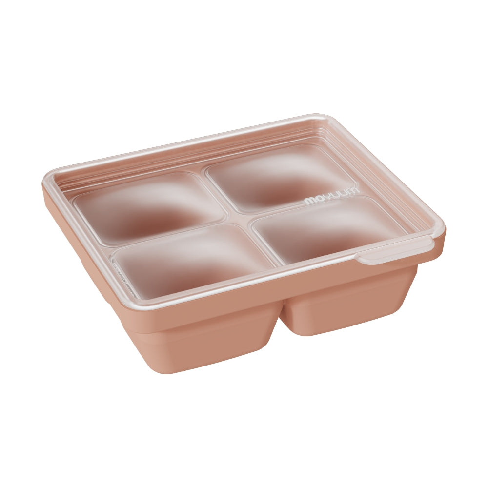 Moyuum Silicone Baby Food Freezer Tray, 4/6/12 cubes (3 colors)