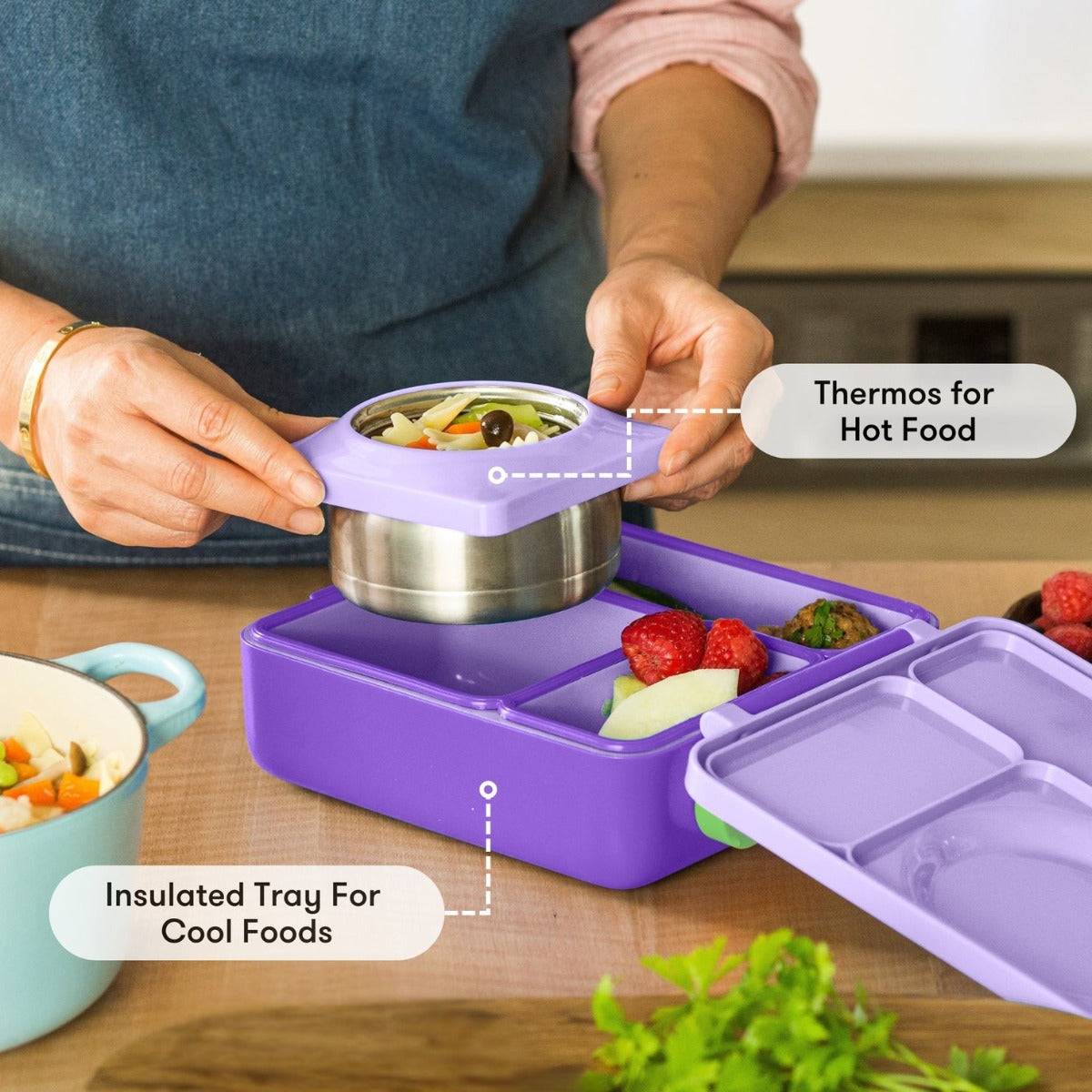 OmieBox Hot & Cold Insulated Bento Box (11 Colours)