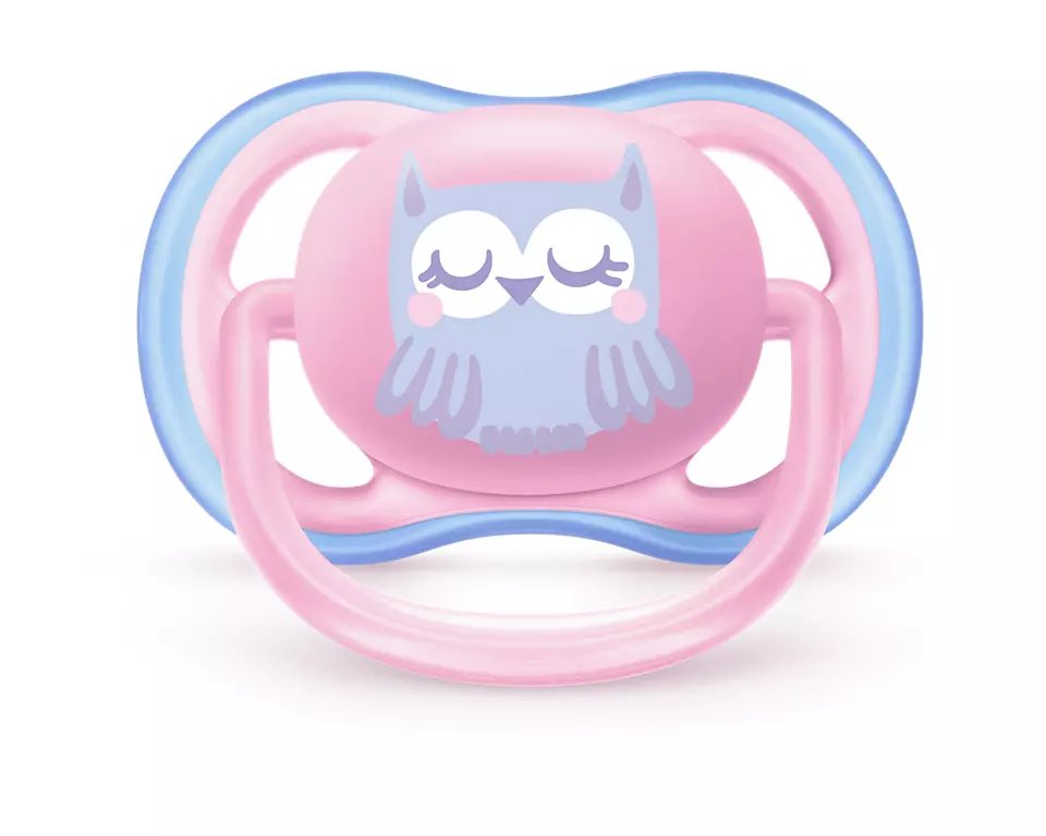 Philips Avent Ultra Air Pacifier, 2pk - 0-6M (8 Designs) - Pupsik Singapore