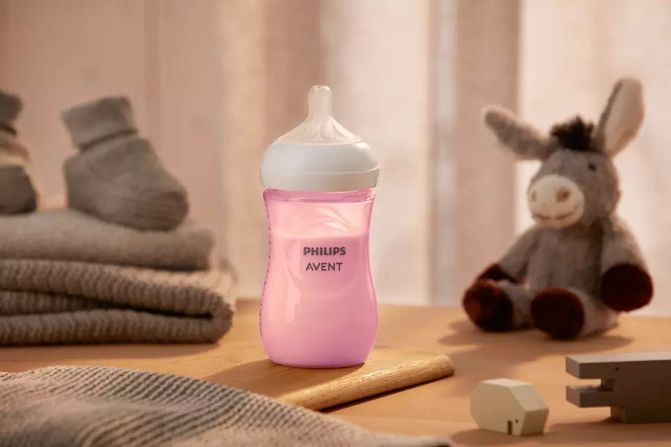 Philips Avent Natural Response 260ml Milk Baby Bottles, 1pk (5 Designs) - Pupsik Singapore