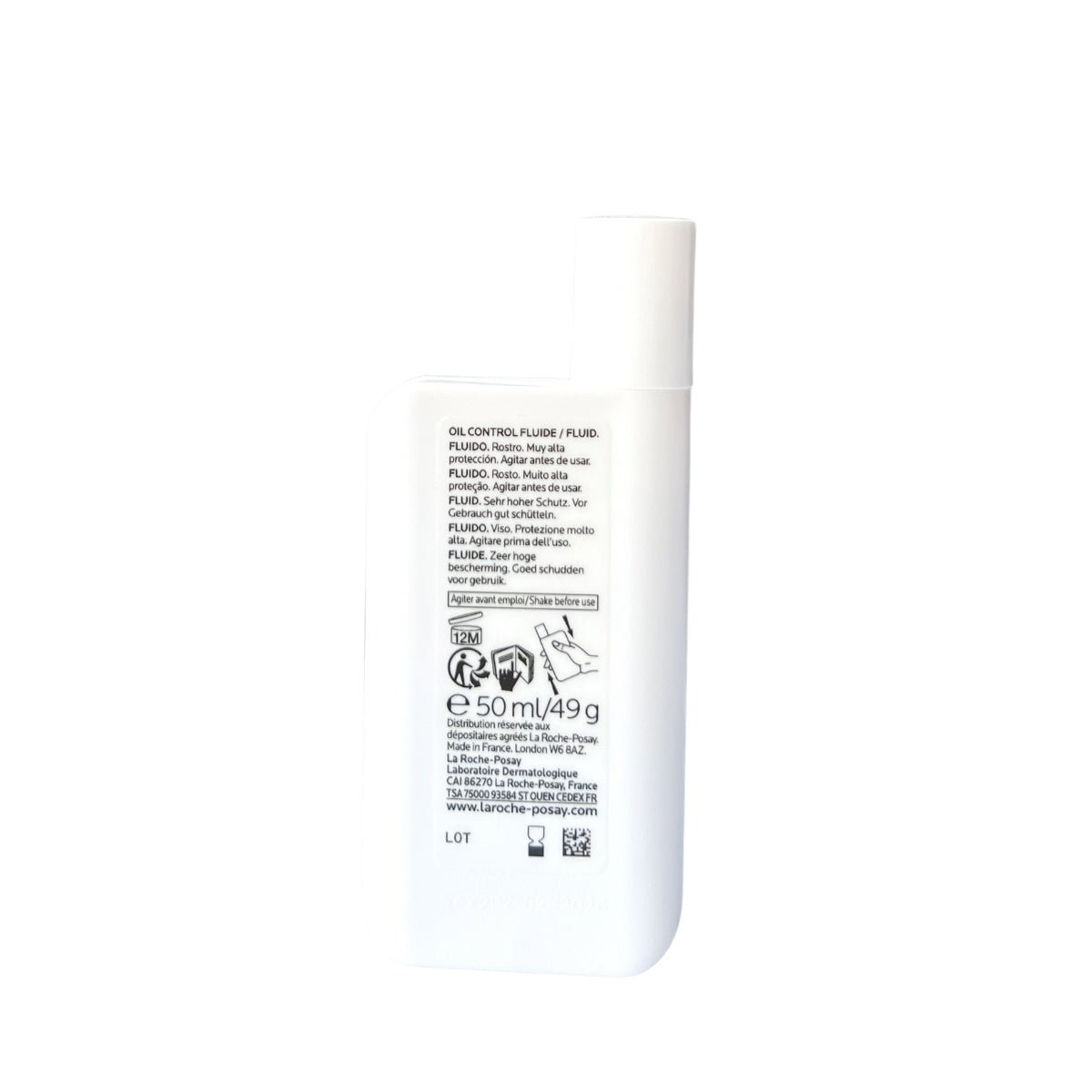 La Roche-Posay Anthelios UVMune 400 Fluid Oil Control Sunscreen, SPF50+  - Made in France - Exp 07/27