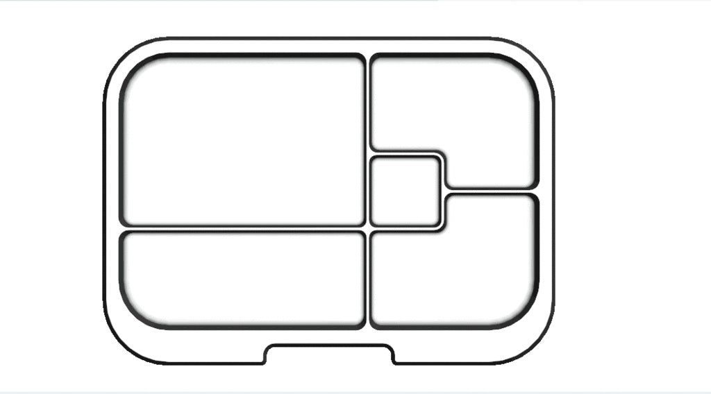 Munchbox Midi5 Clear Tray