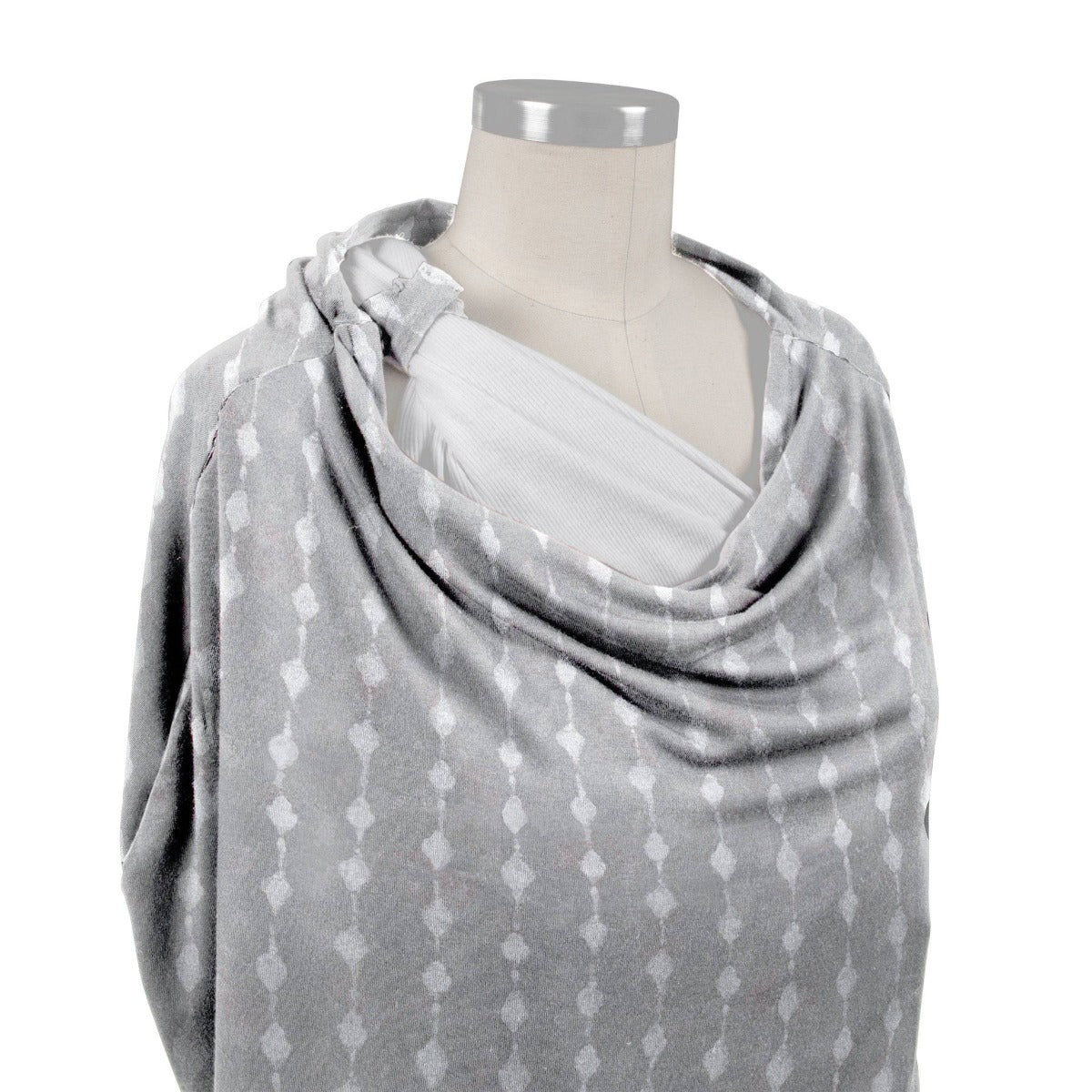 Bebe Au Lait 5 in 1 Nursing Cover w/ Reusable Nursing Pads - Shibori