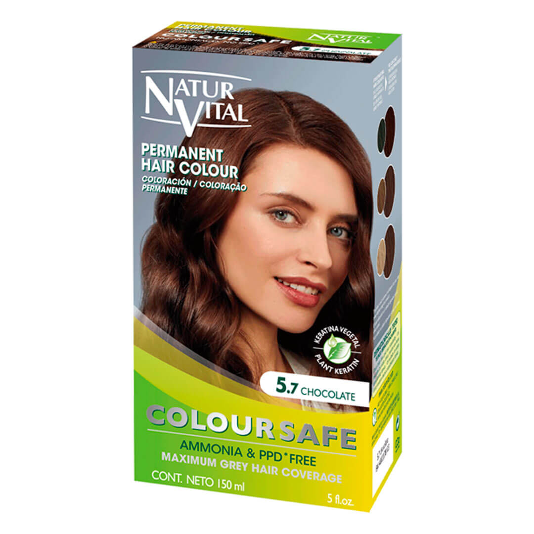 NaturVital ColourSafe Permanent Hair Dye (8 Colors) - Exp 02/26 or later - Pupsik Singapore