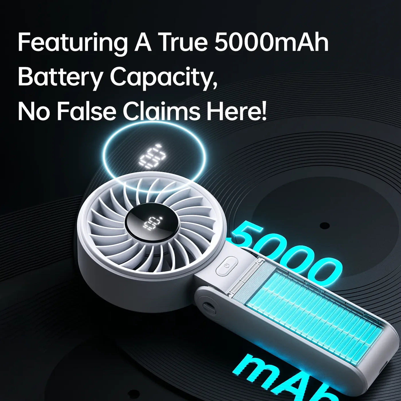 JisuLife Handheld Fan Life 7, 5000mah (3 Colors)