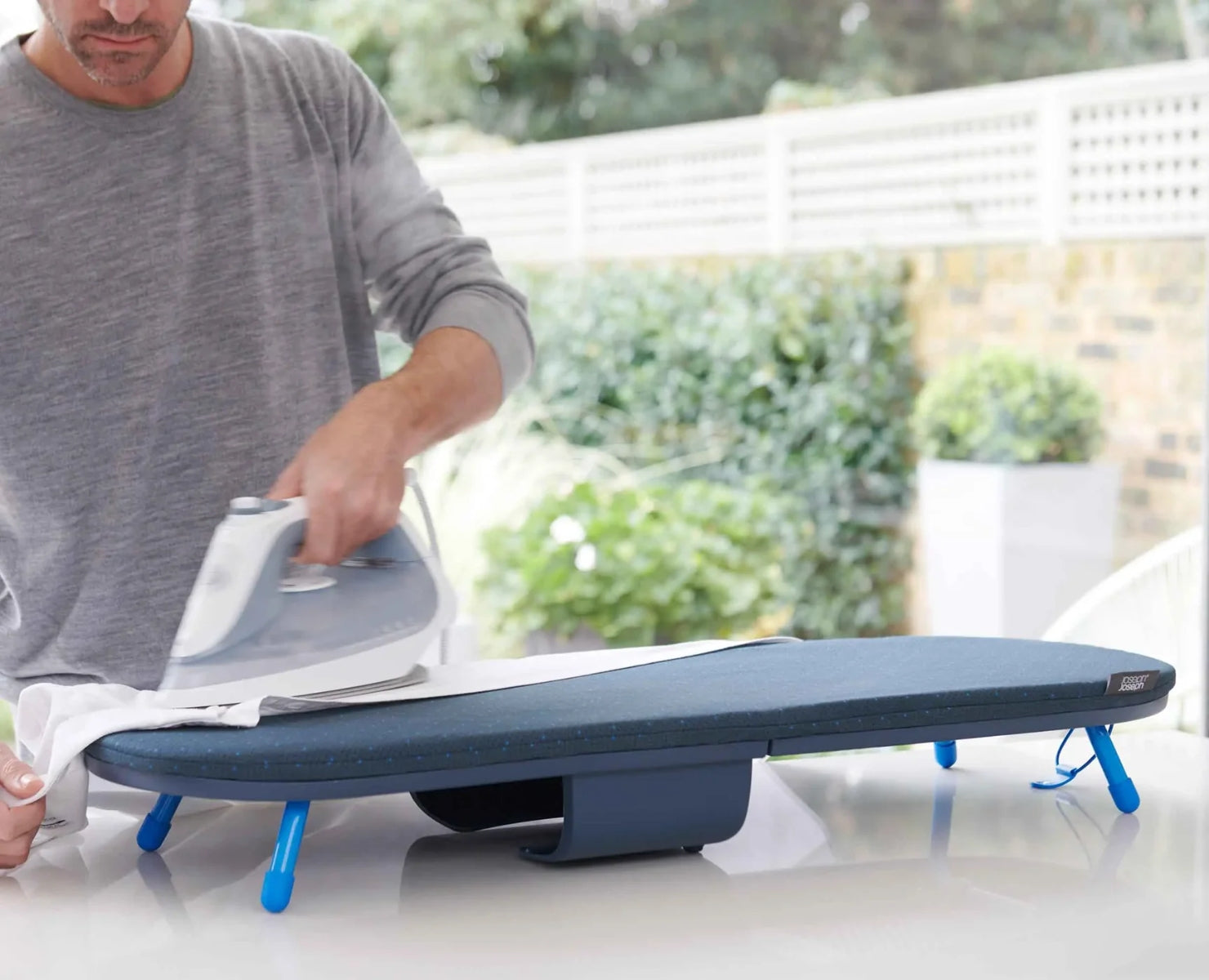 Joseph Joseph Pocket Plus Folding Ironing Board - Blue
