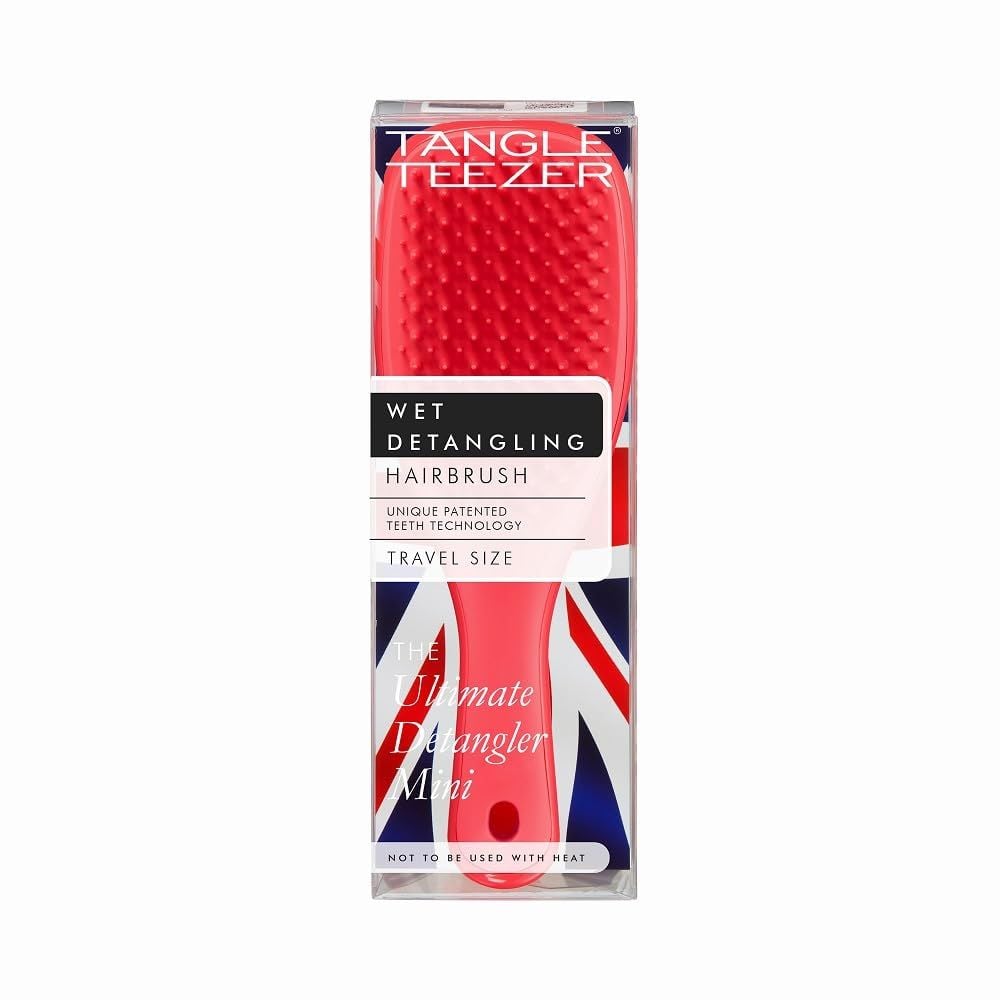 Tangle Teezer The Ultimate Detangler Mini Hairbrush, Straight & Curly (10 Colors)