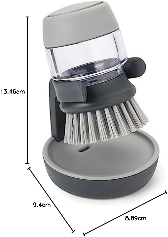 Joseph Joseph Palm Scrub Washing-Up Brush - Grey
