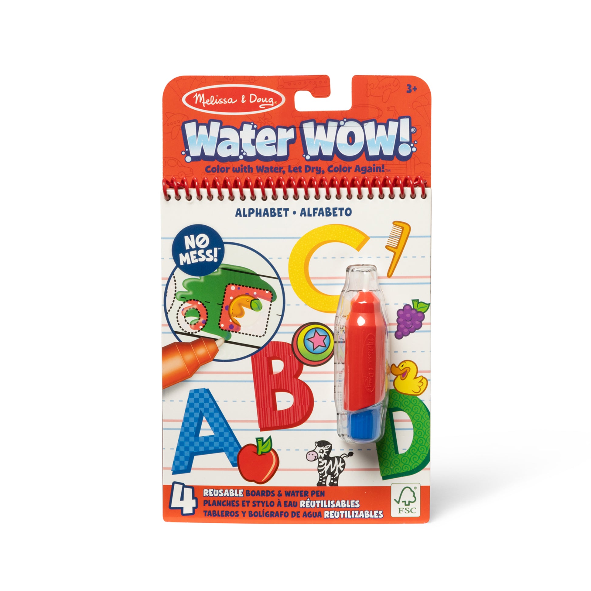 Melissa & Doug Water Wow! Brush Colouring Pad (13 Titles) - Pupsik Singapore