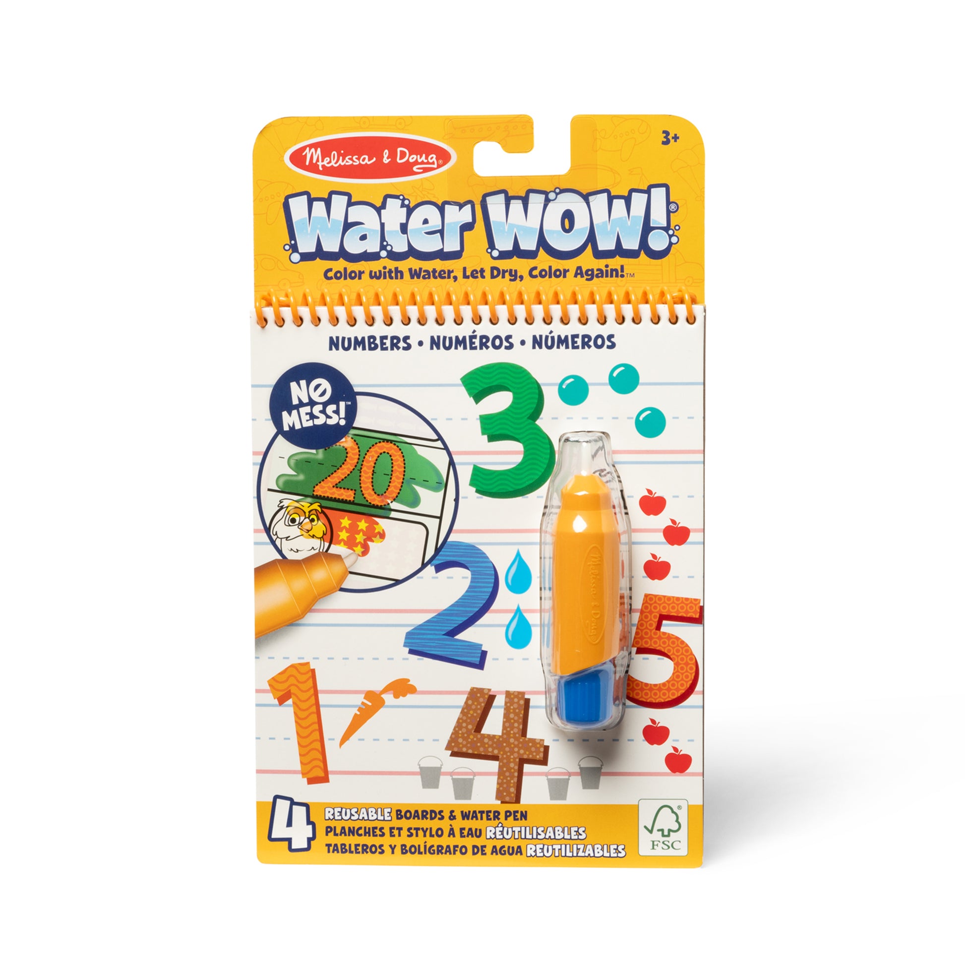 Melissa & Doug Water Wow! Brush Colouring Pad (13 Titles) - Pupsik Singapore
