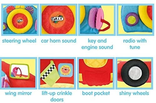 Galt Toys Playnest Car Inflatable Play Seat