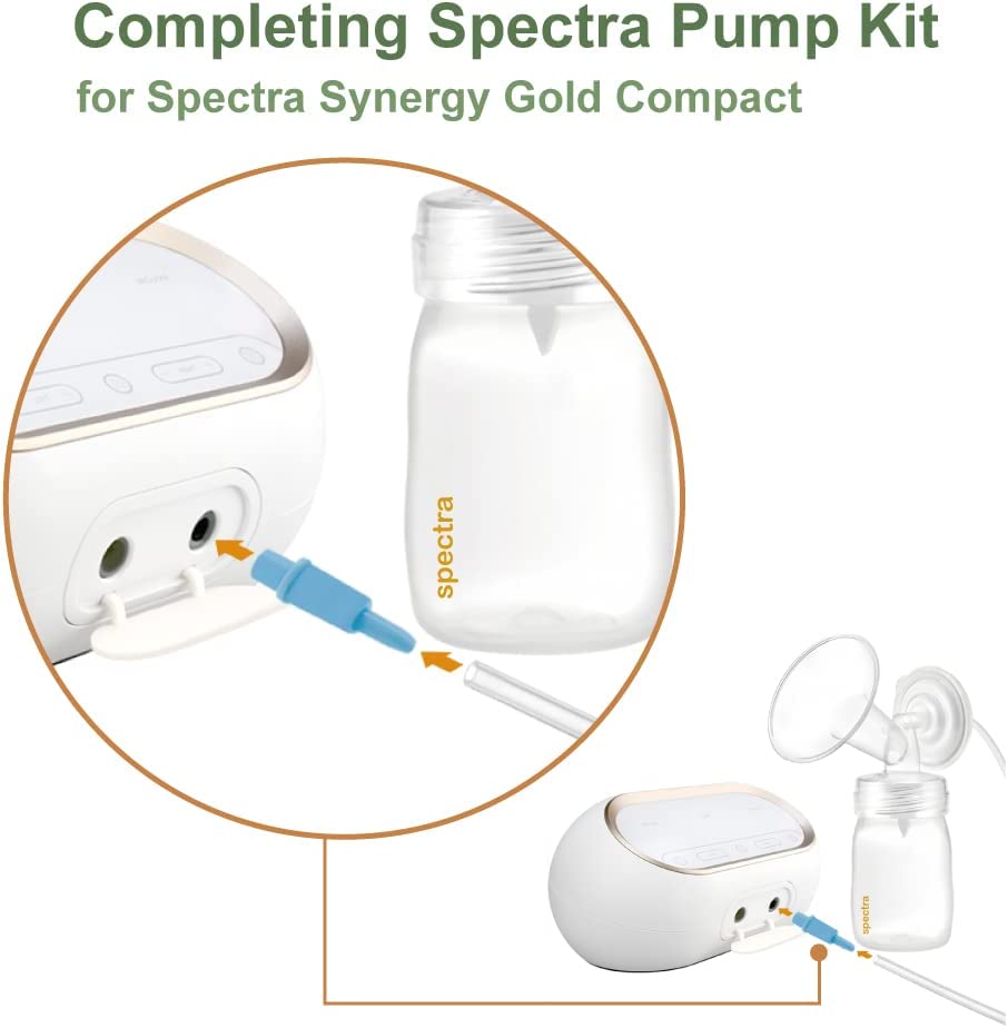 Maymom Tubing Adapters for Spectra Synergy Gold Dual to Adapt to Spectra Tubing, 2pk