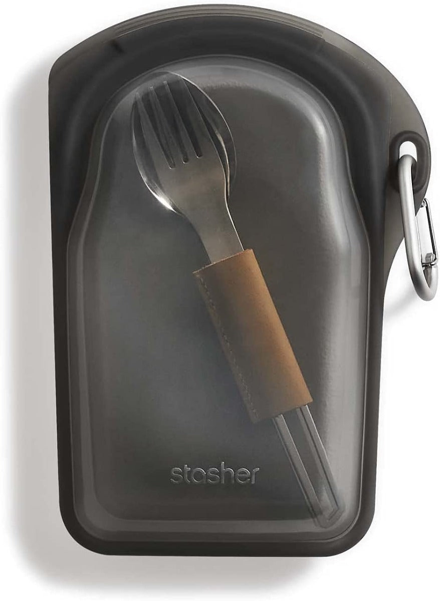 Stasher Reusable Silicone Go Bag (18oz) - 2 Colors - Pupsik Singapore