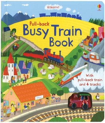 Usborne Pull-back Busy Train Book