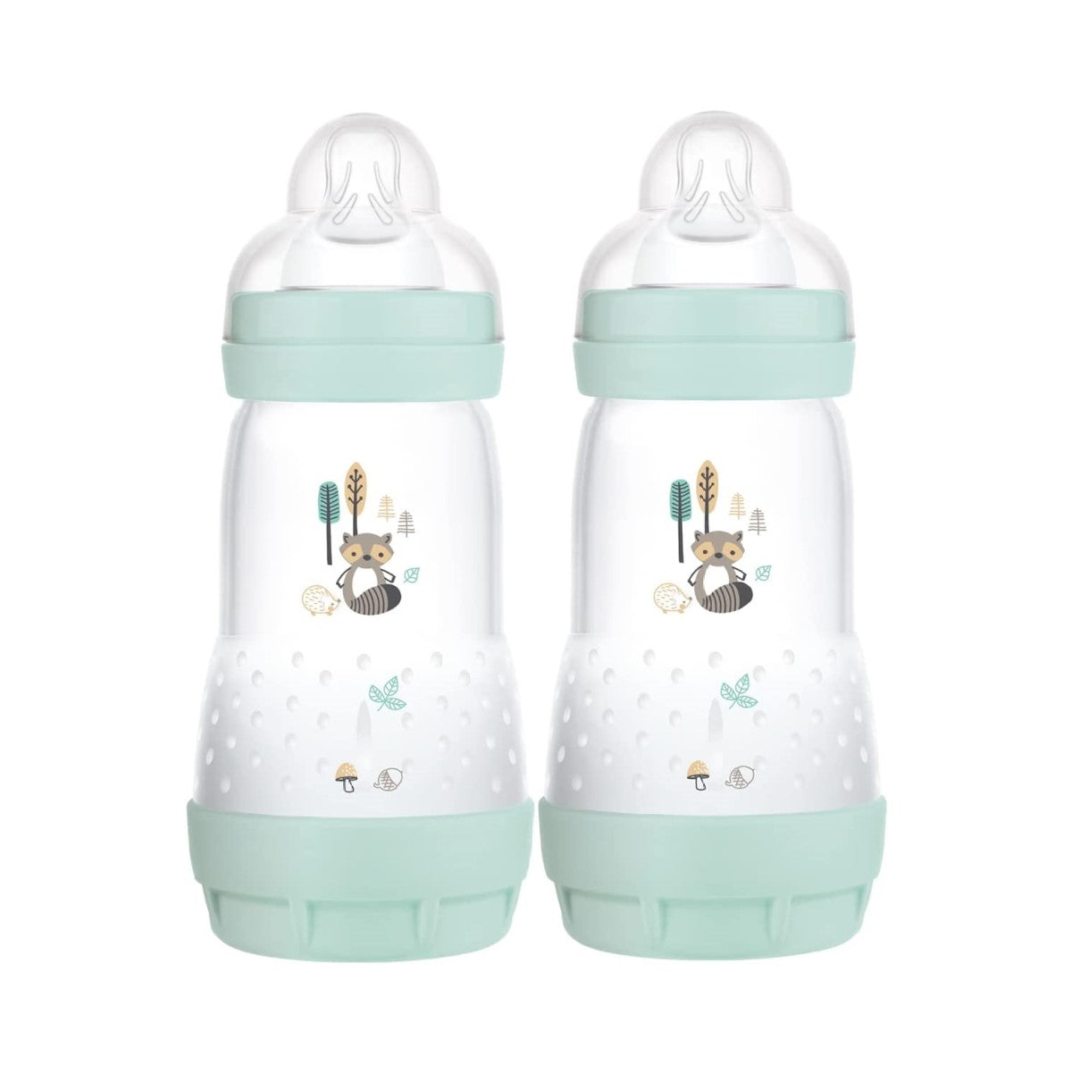 MAM Easy Start Anti-Colic Milk Bottle, 2 x 260ml (3 Assorted Colours) - Pupsik Singapore