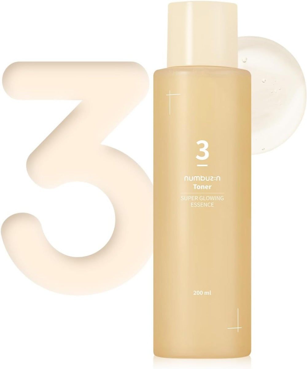 numbuzin No.3 Super Glowing Essence Toner, 200ml (Exp 05/27)
