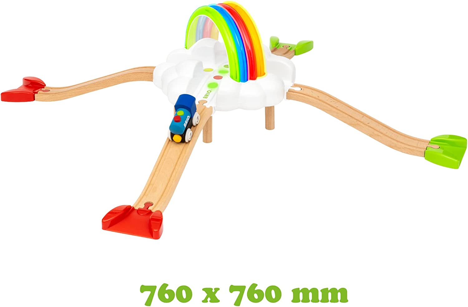 Brio My First Railway Light Up Rainbow Set