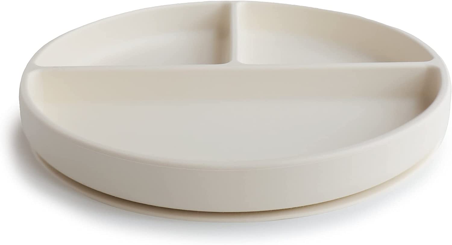 Mushie Silicone Suction Baby Plate (12 Colours) - Pupsik Singapore